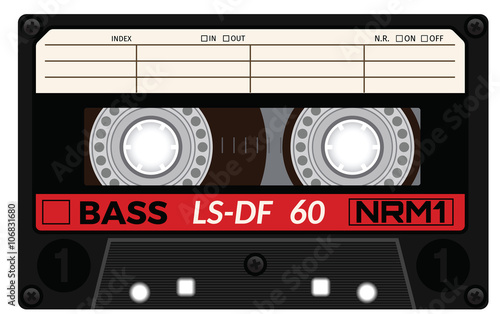 Vintage cassette tape