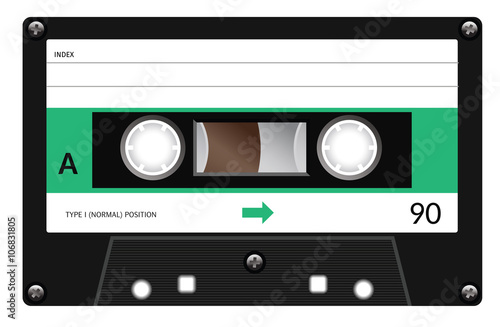 Vintage cassette tape