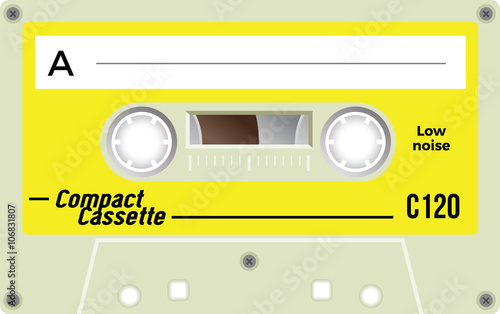 Vintage cassette tape