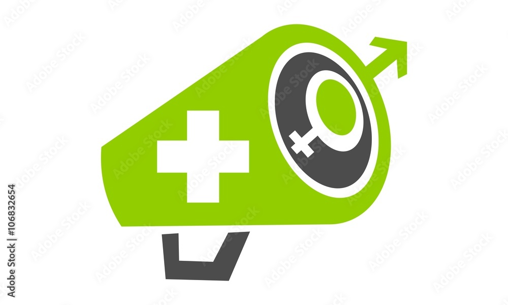 Fototapeta premium Megaphone Sex Health