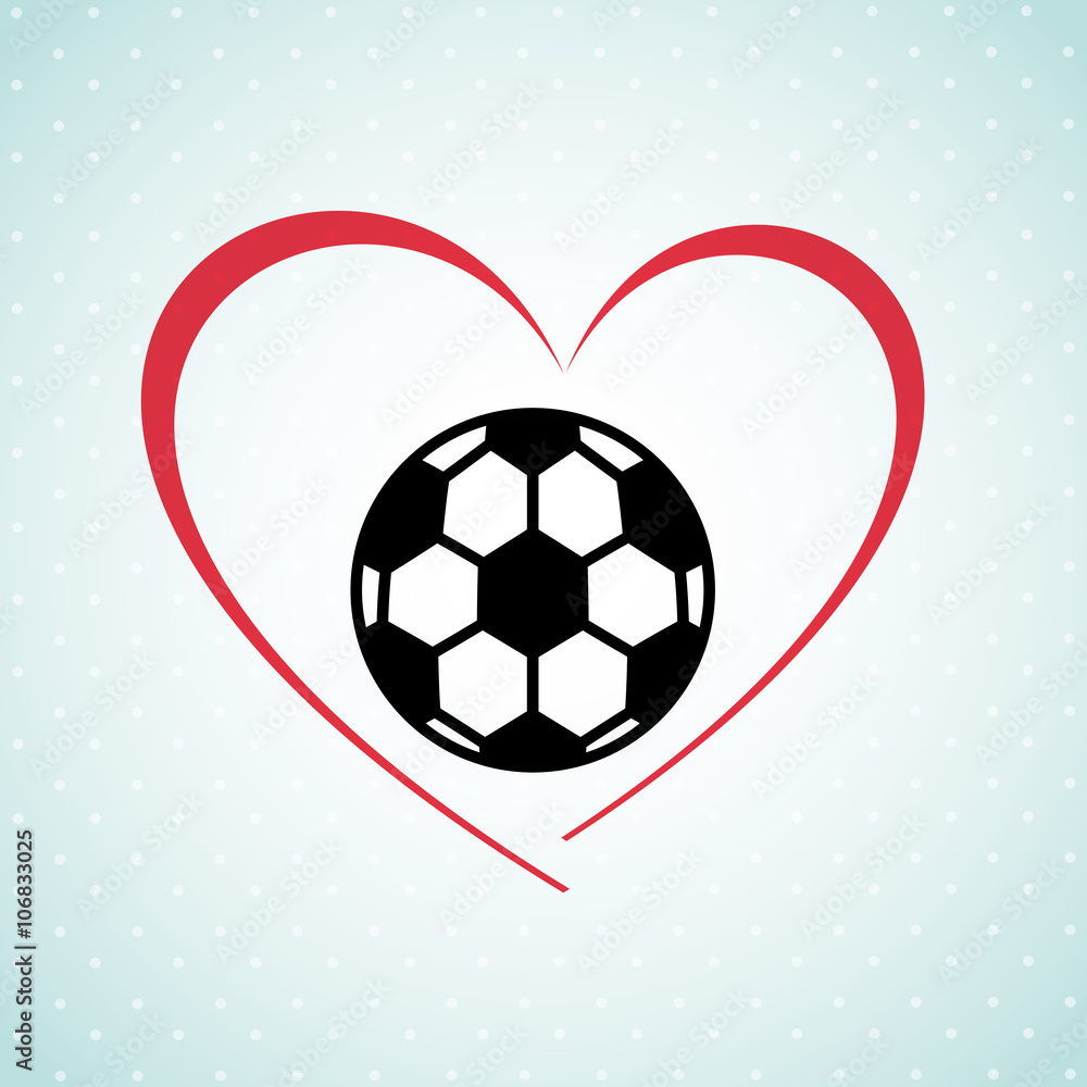 Obraz premium sport concept icon design