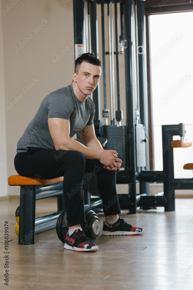 Portrait Of A Physically Fit Young Man Portrait Of A Physically Fit Young Man
