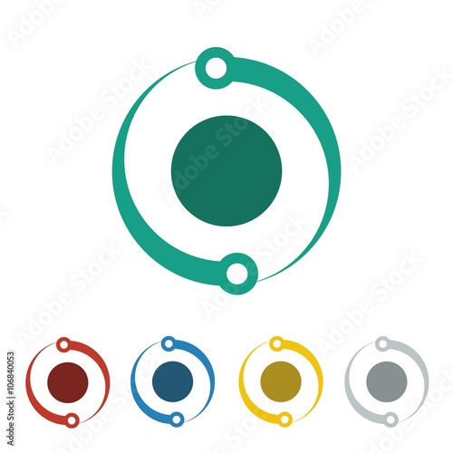 electronic logo icon Vector
