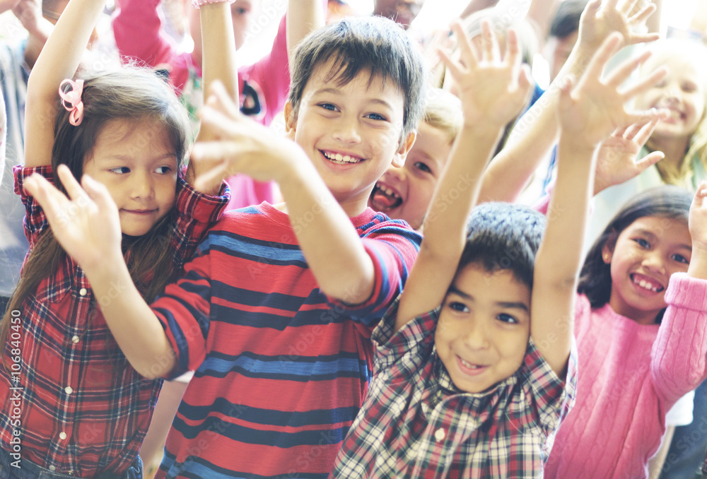 Fototapeta premium Child Companionship Diversity Ethnicity Unity Concept