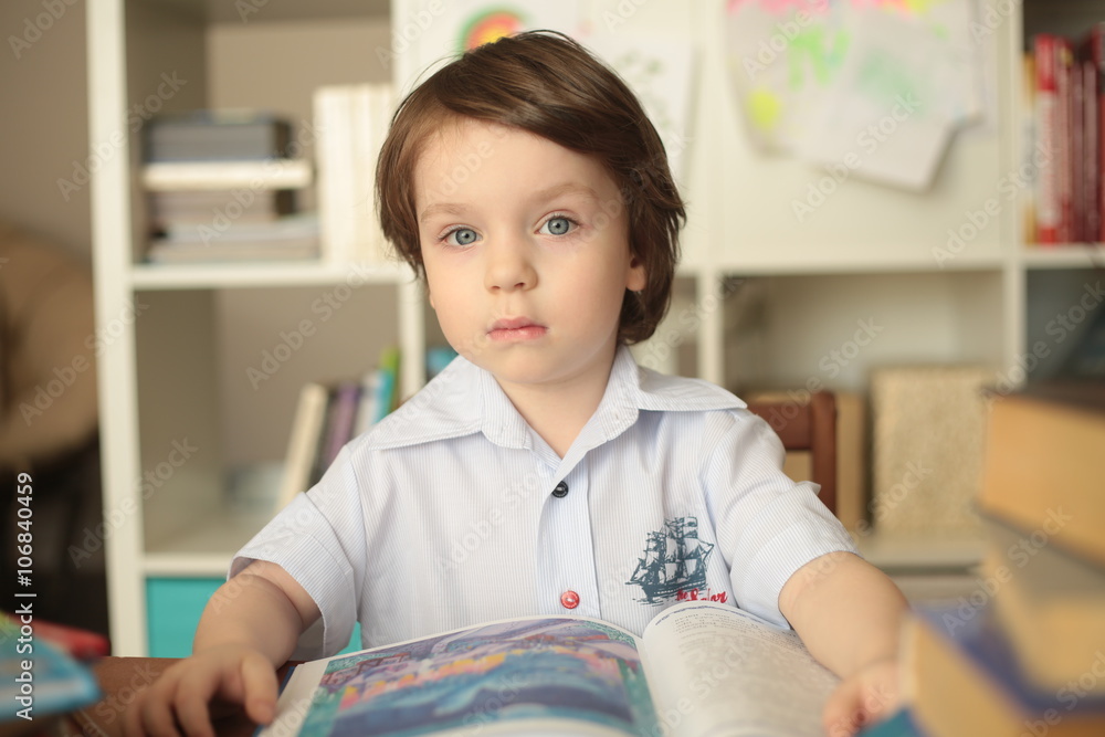 Little Boy with Books Little Boy with Books