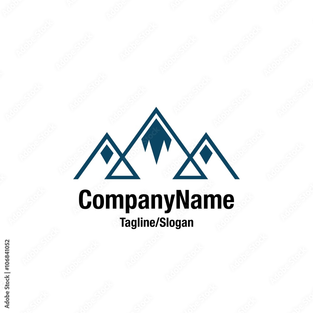 mountain logo icon Vector mountain logo icon Vector