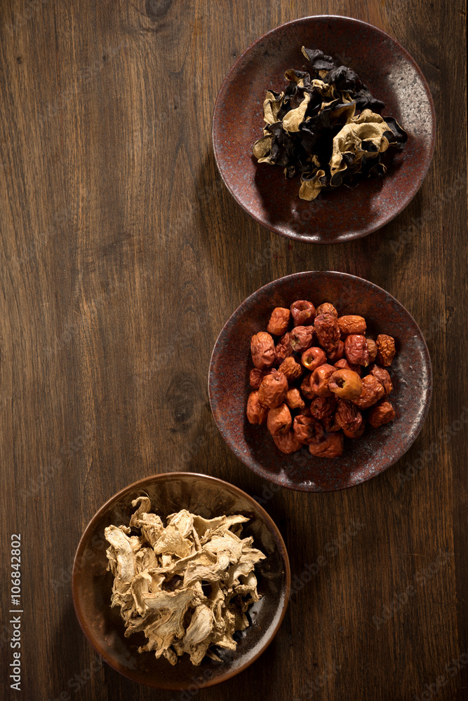 Chinese jujube ginger mushroom Chinese jujube ginger mushroom