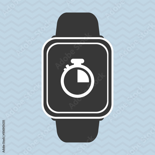 smart watch design, vector illustration