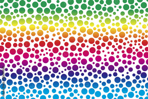 Background material wallpaper, Polka dot, polka dots, dot, dots, spots, dimples, dither, rain, Rainbow colors, rainbow, colorful,