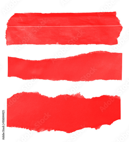 Wallpaper Mural rip red paper and white background with space for text Torontodigital.ca