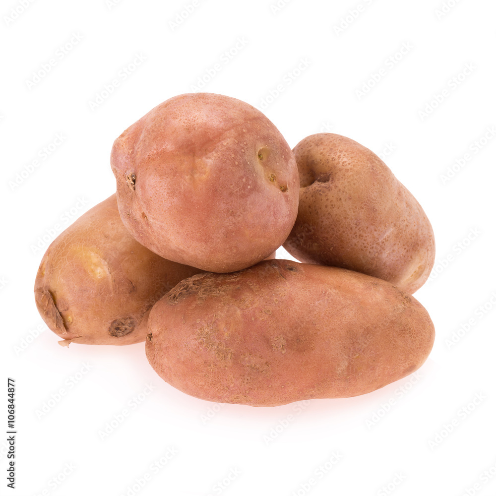 Potato isolated on white background Potato isolated on white background