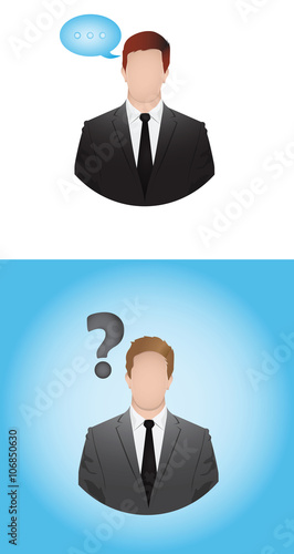 silhouettes of business people