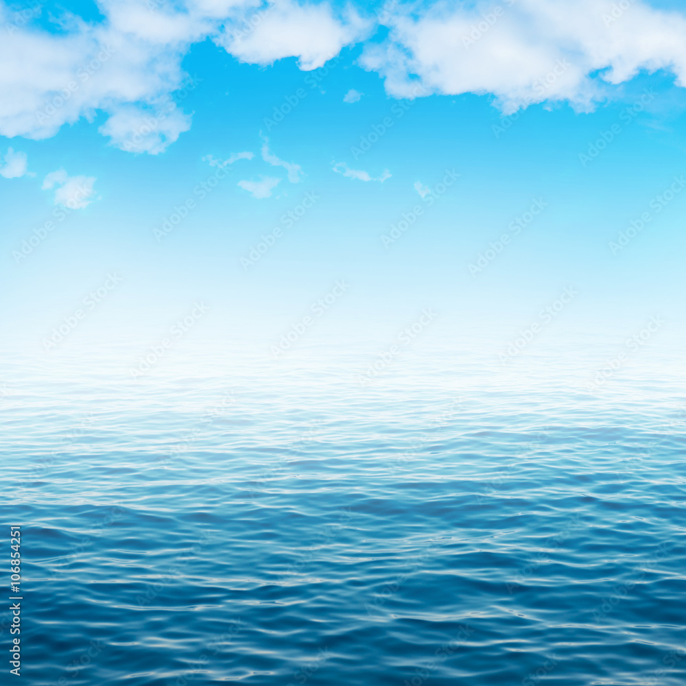 Obraz premium Blue sea water