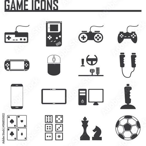 Game Entertaining Icons photo