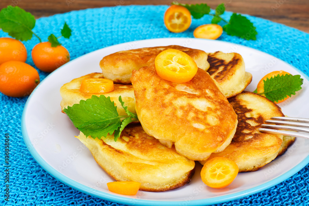 Pancakes with Kumquats and Cranberries Pancakes with Kumquats and Cranberries