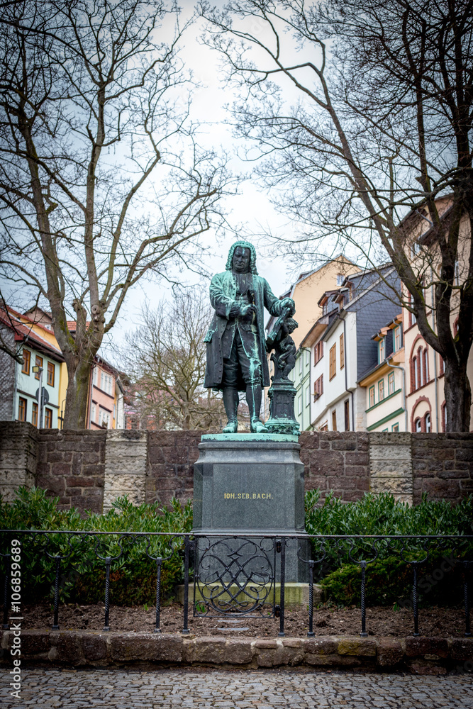 Denkmal des deutschen Komponisten Johann Sebastian Bach 