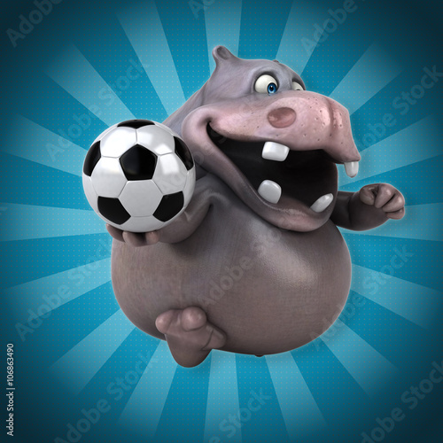 Fun hippo