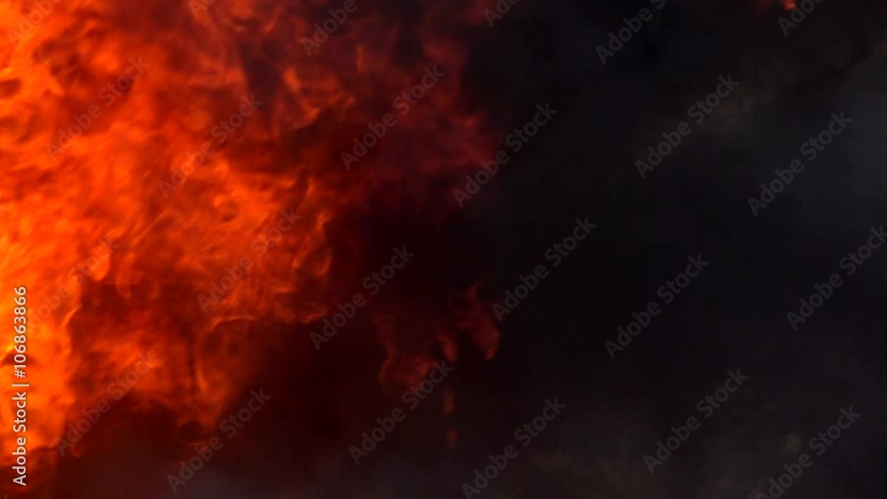 Forest fire very close. Large fire, flames of fire and black smoke. Strong fire high danger level. Black smoke from a fire. Air pollution is carcinogenic combustion products. Forest fire very close. Large fire, flames of fire and black smoke. Strong fire high danger level. Black smoke from a fire. Air pollution is carcinogenic combustion products.