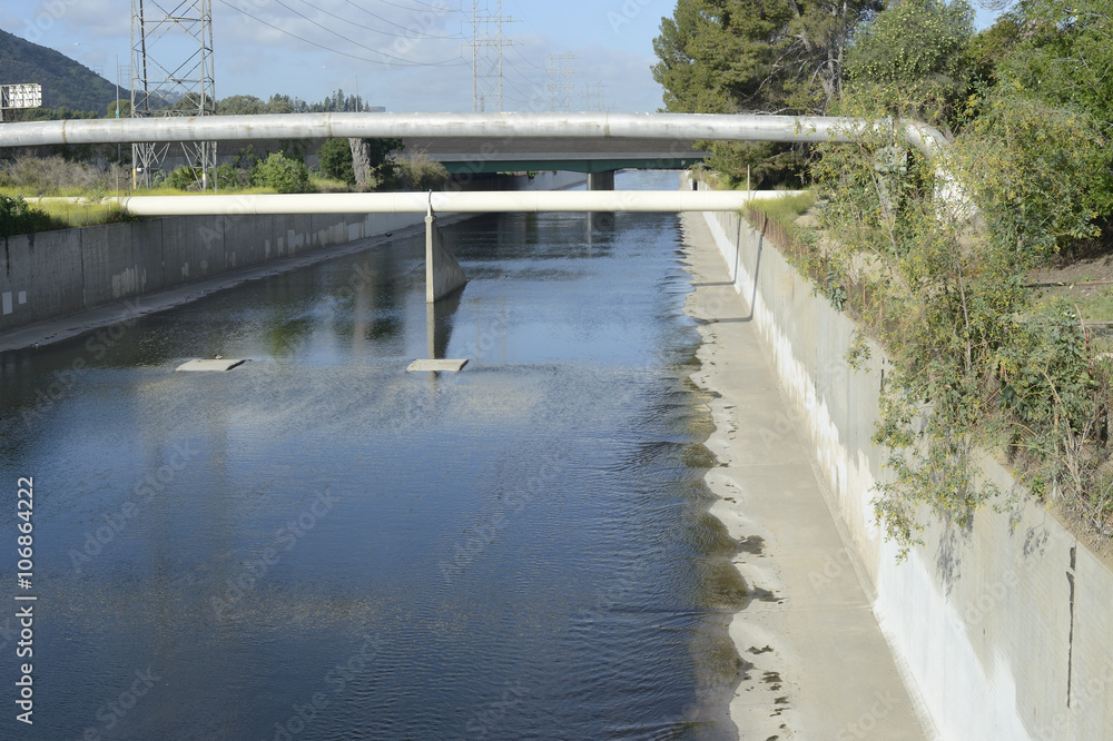 Burbank , los angeles, conduite d'eau Burbank , los angeles, conduite d'eau