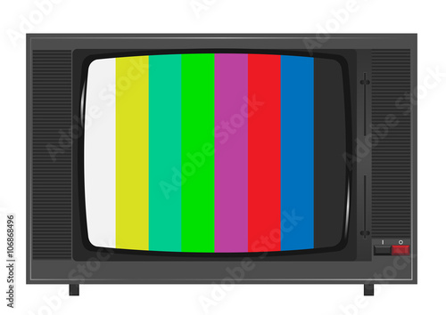 Old TV set