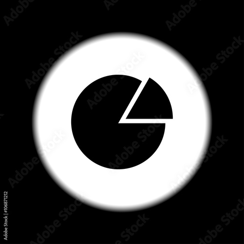 circular diagram web icon