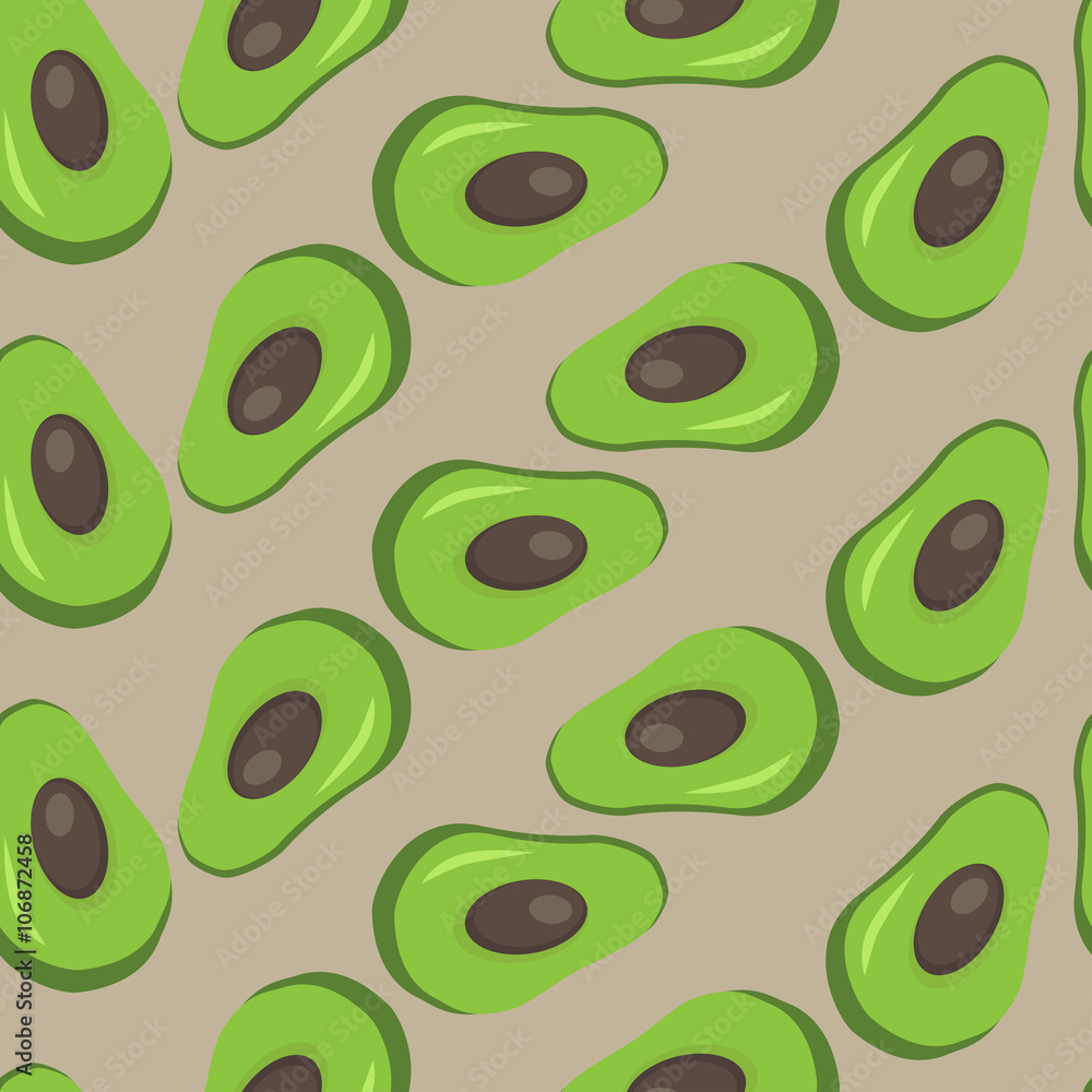 avocado with slice, seamless pattern background with juicy and tasty fruits avocado with slice, seamless pattern background with juicy and tasty fruits