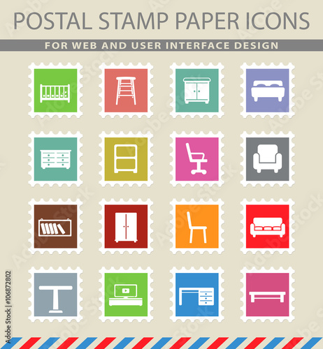 Furniture simply icons