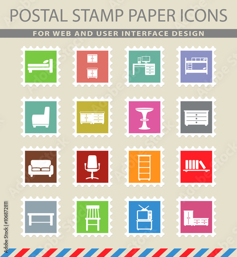Furniture simply icons