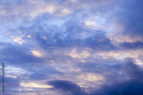 clouds at sunset