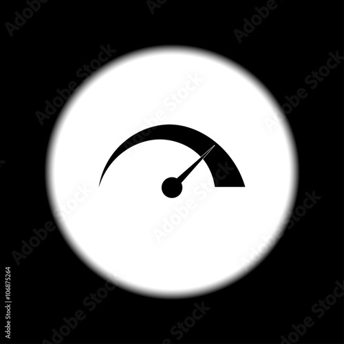 Vector speedometer icon