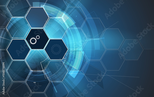 Abstract cell background. Medicine and sciense research
