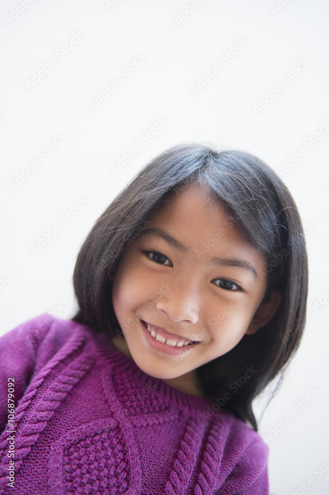 Close up of smiling face of Vietnamese girl Close up of smiling face of Vietnamese girl
