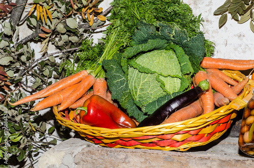 Cesto di verdure