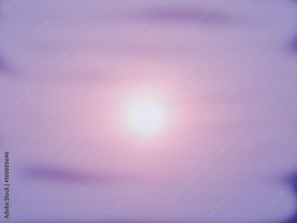 Sunset blurry With purple sky Sunset blurry With purple sky