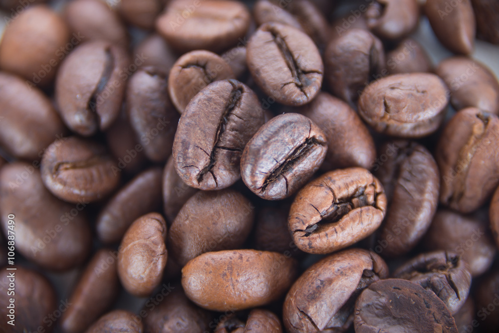 Fototapeta premium Coffee beans background