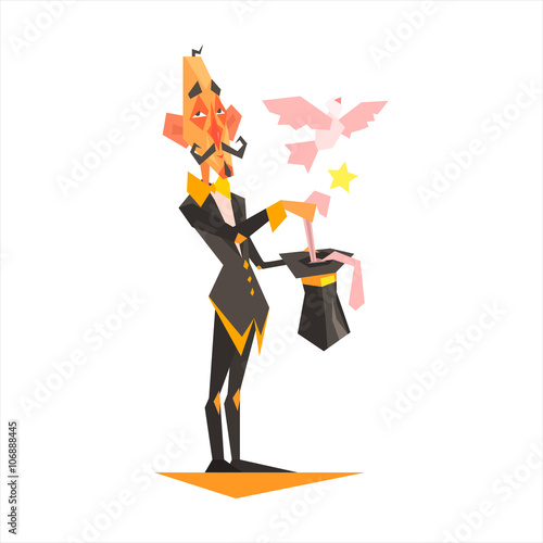 Circus Magician Performing