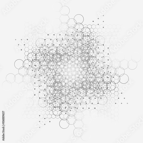 Sacred geometry star symbol.