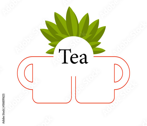 Tea vector isolated