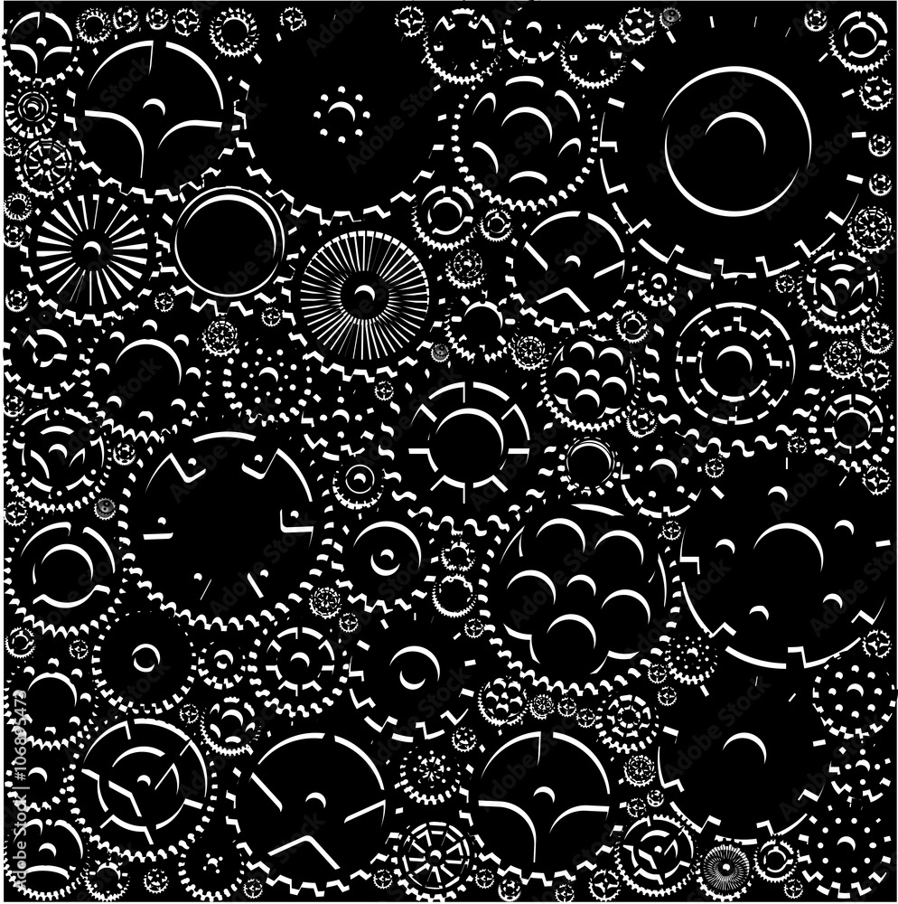 Background with gears