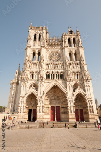 Famous Cathedral Basilica of Our Lady of Amiens, Picardy, France