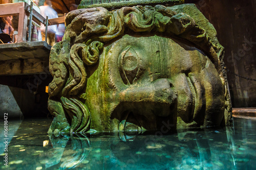 Medusa haed in The Basilica Cistern © Sergii Figurnyi