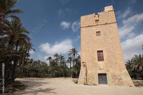 Tower Vaillo in Elche, Spain photo