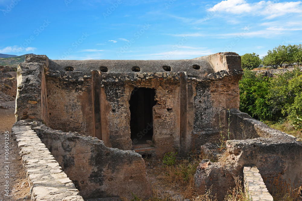remains of Arab baths, Alpujarra