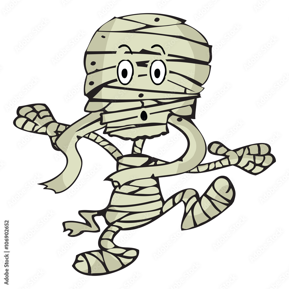 Obraz premium mummy cartoon