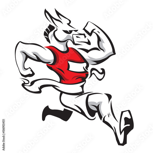 donkey crossing finish line