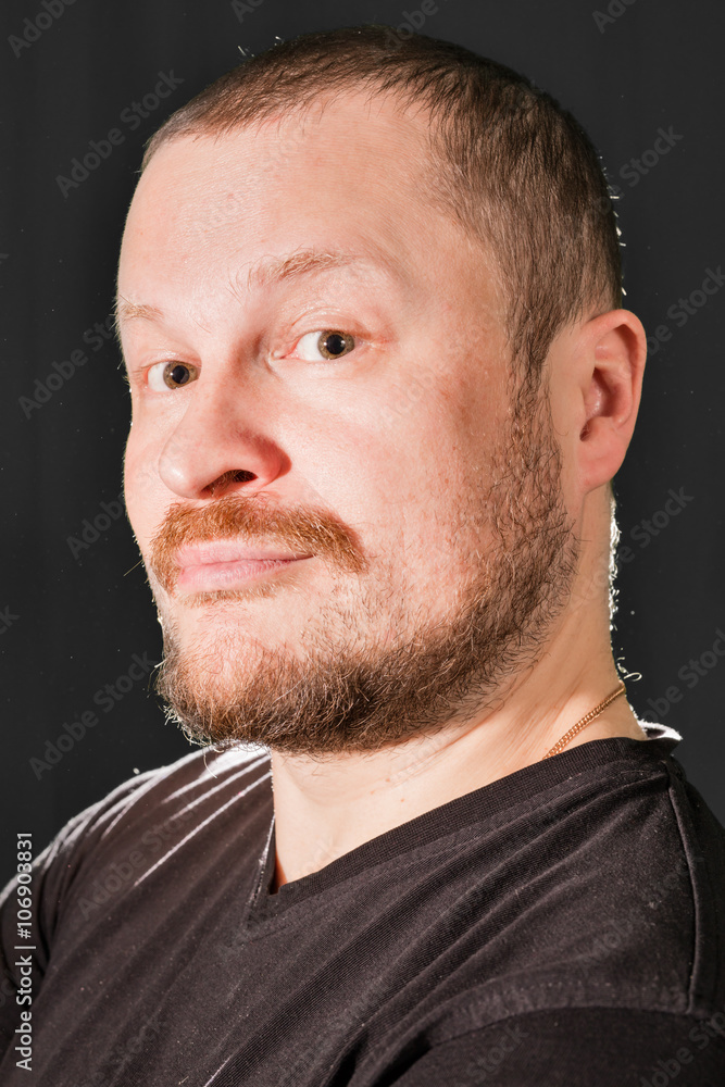 Fototapeta premium Middle-aged man with beard