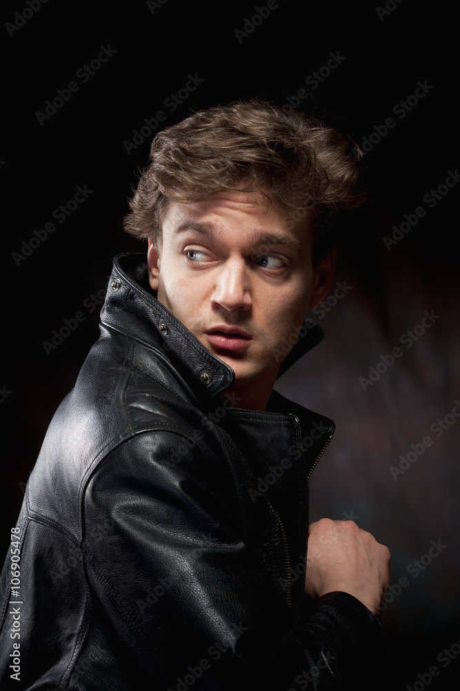 Fototapeta premium Portrait of a Young Man.