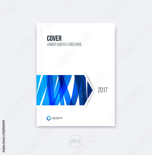 Abstract cover design, business brochure template layout, report