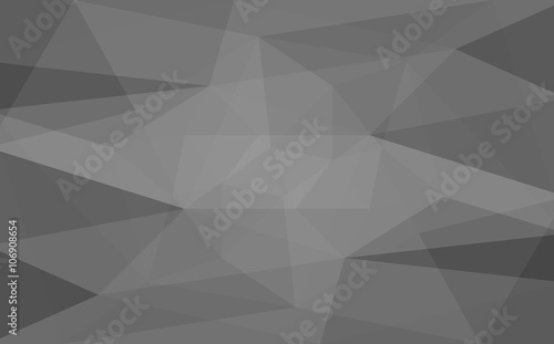 Grey abstract triangular low poly