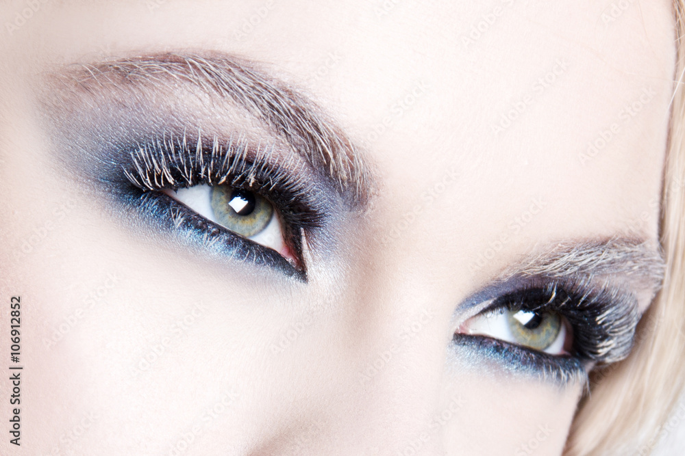 Close up of woman's eyes Close up of woman's eyes